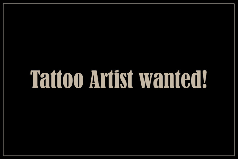 Gallery Tattoo Artist wanted