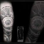 Tattoo Uhrwerk Black&Grey Hendrik Berlin Tat2 Zone